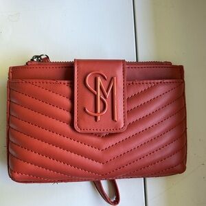 Steve madden orange wallet